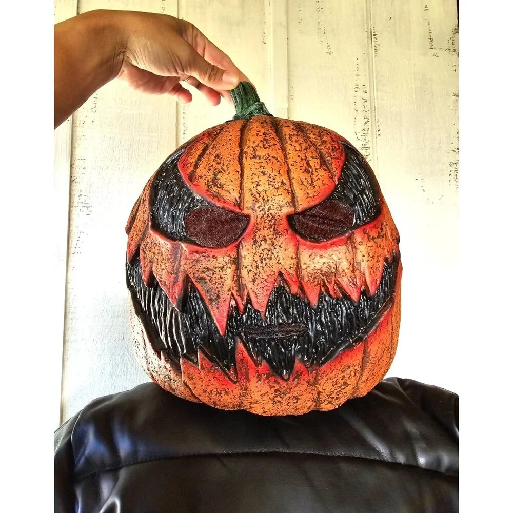 Scary Pumpkin Head Halloween Mask